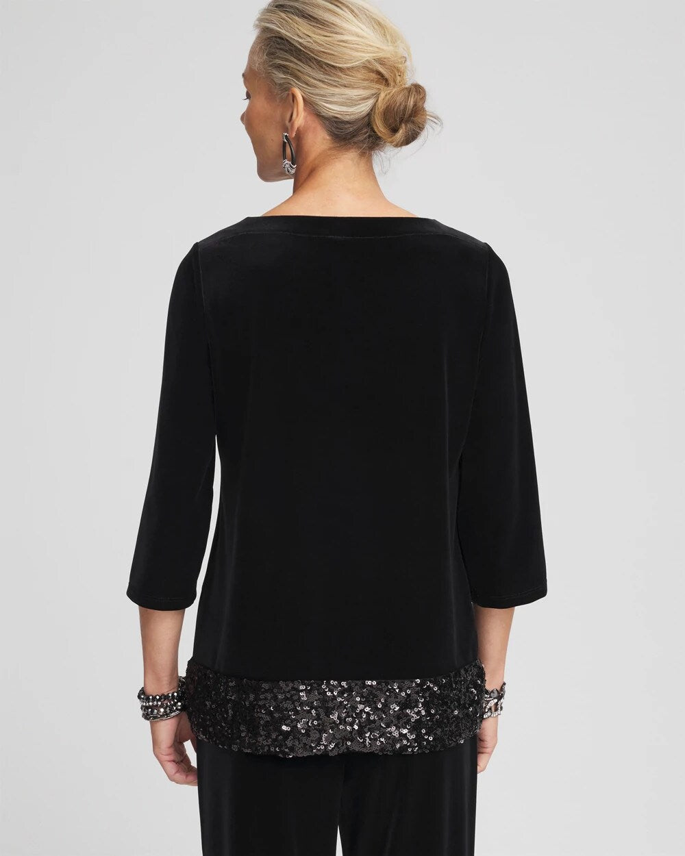Travelers Velvet Sequin Tunic