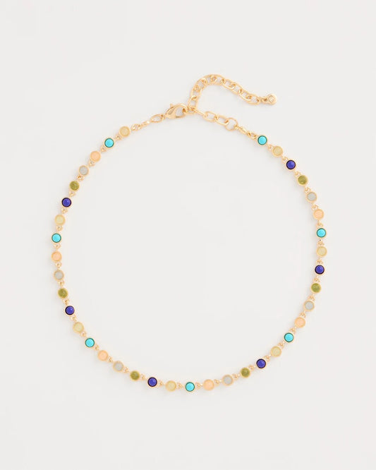 Multi-Color Tennis Necklace