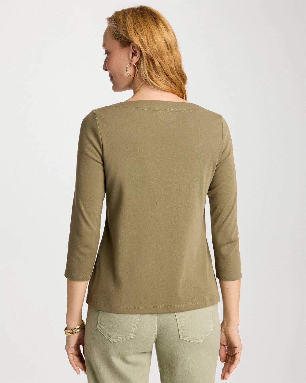 Pima 3/4 Sleeve Tee