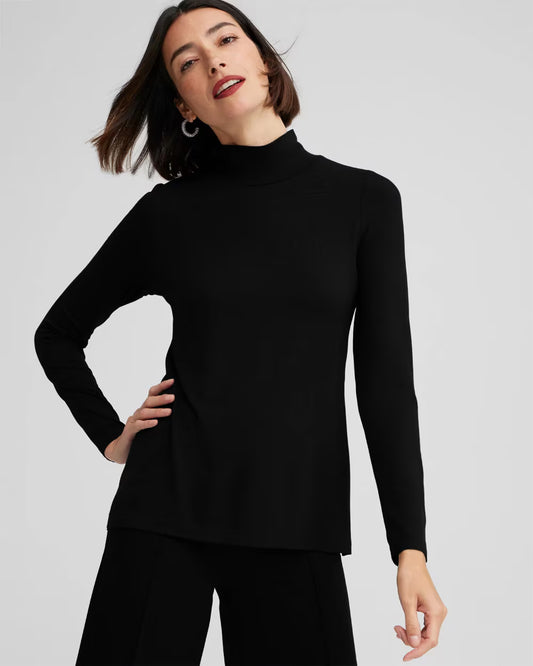 Touch of Cool Mockneck Layering Tee