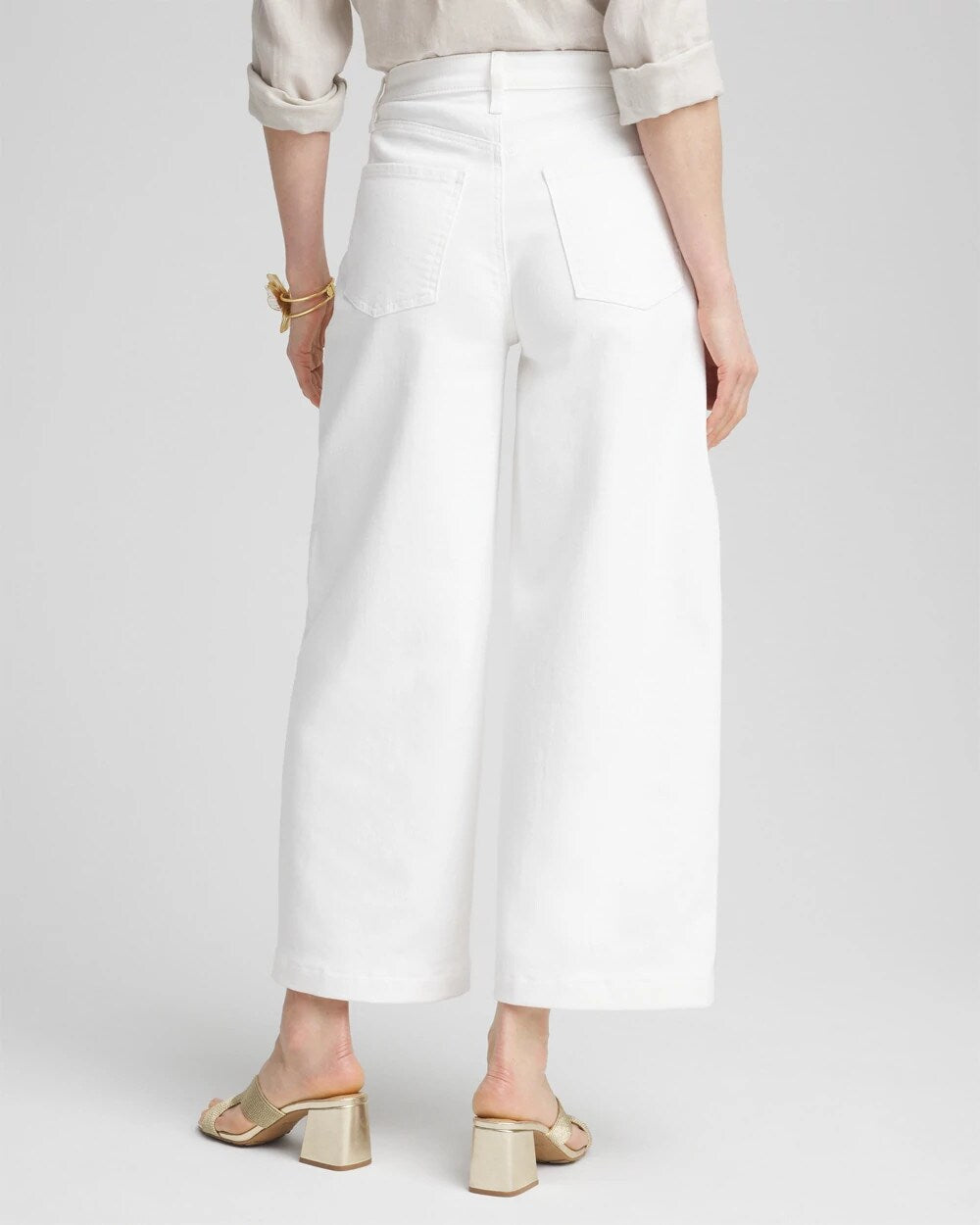 So Slimming High-Rise Wide Cropped Jeans