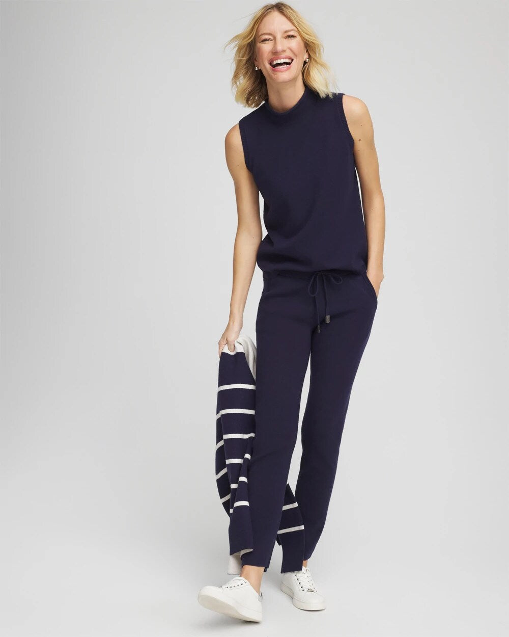 Zenergy Luxe Sleeveless Mockneck