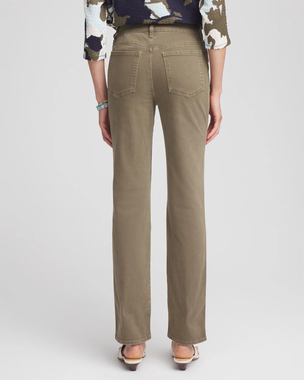 Pull-On Straight Jeans