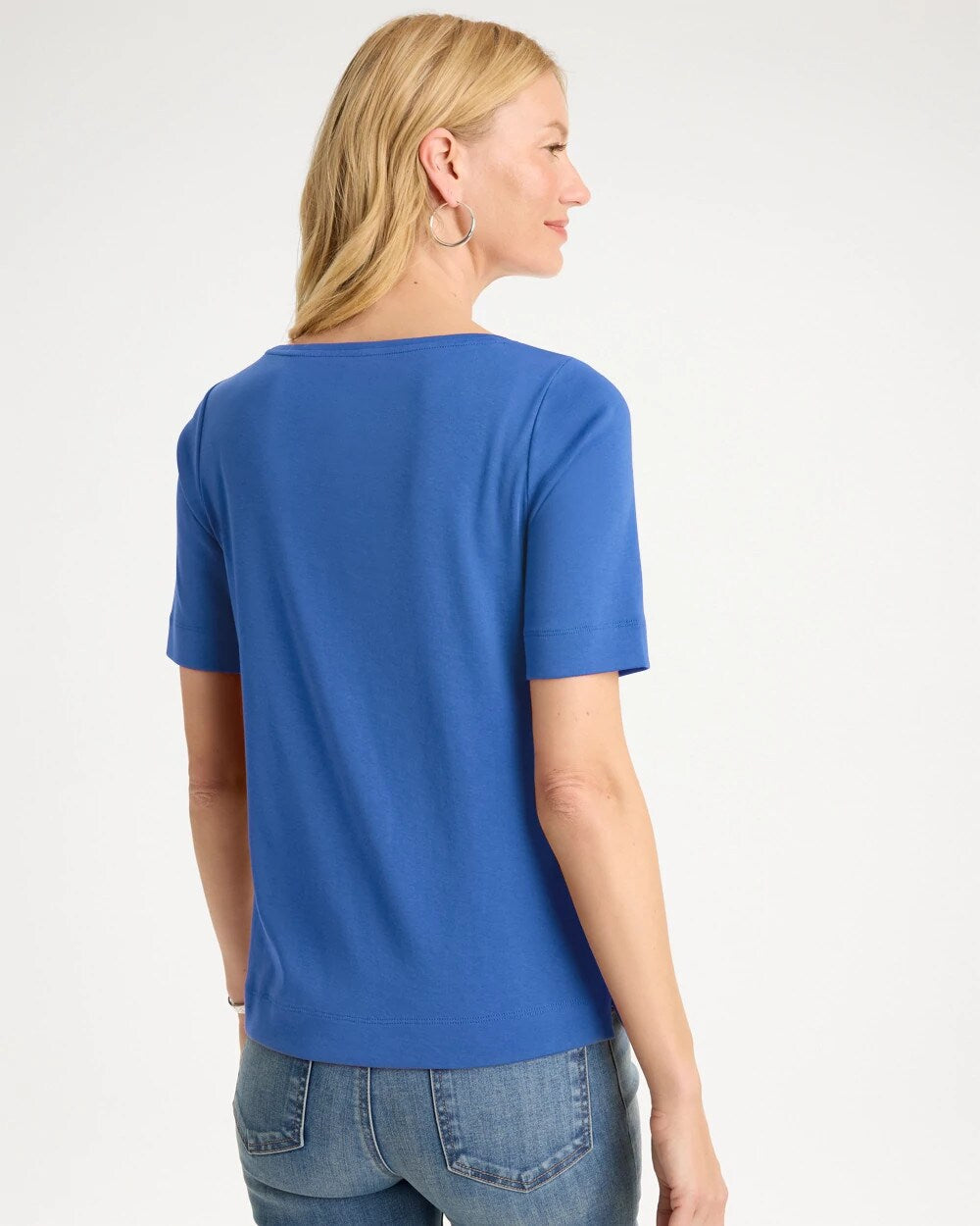Pima Elbow Sleeve Tee