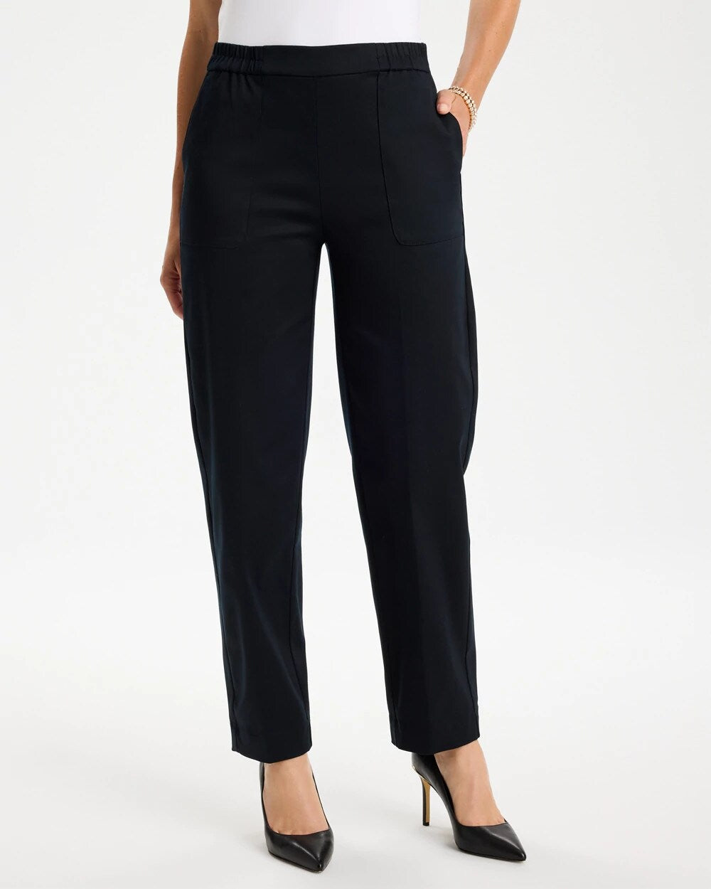 Relaxed Tapered Crop Pants
