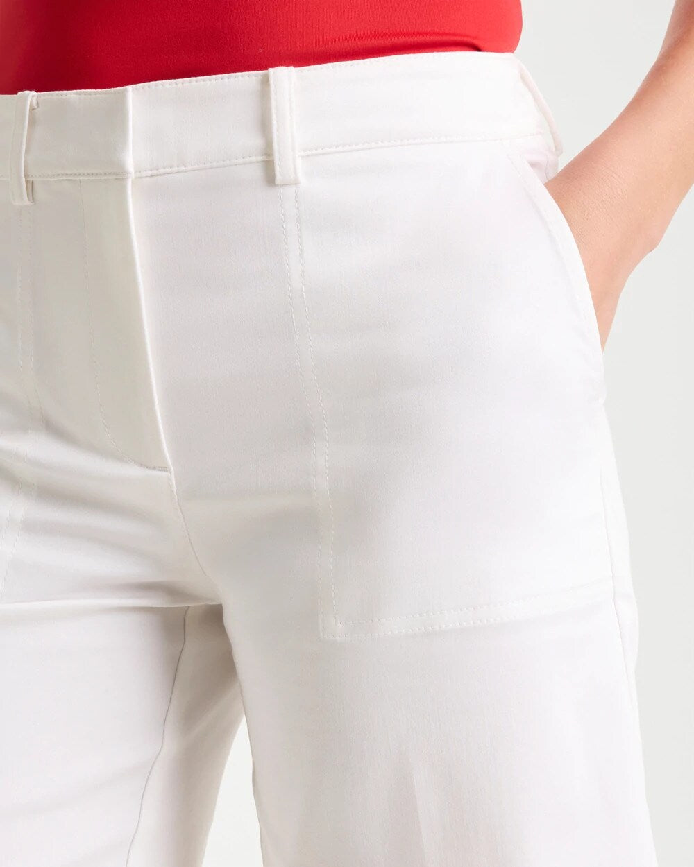 Emme Fly Front Sateen Shorts