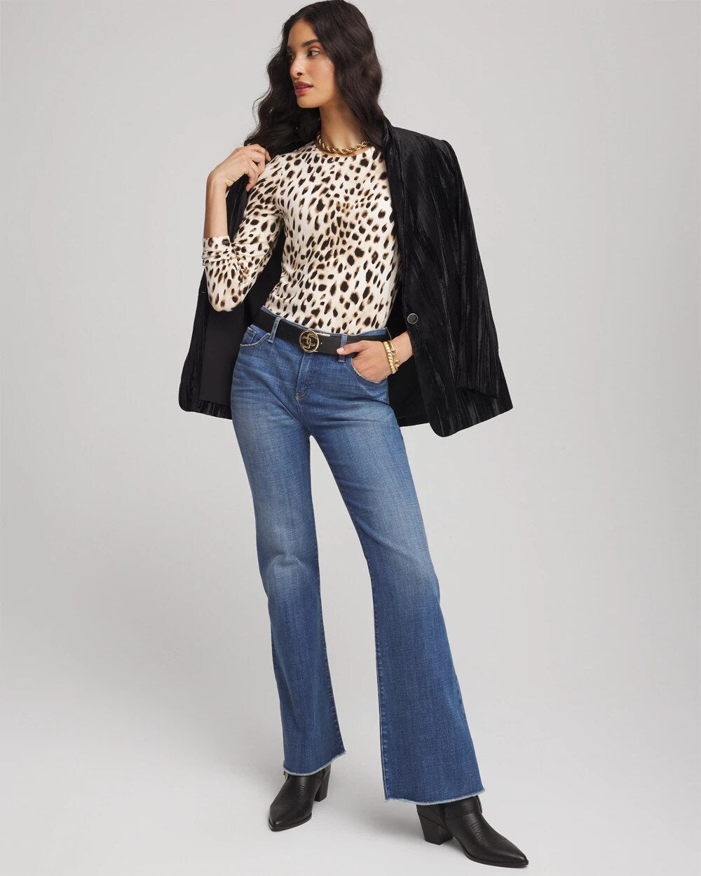 Animal Print Touch of Cool Layering Tee
