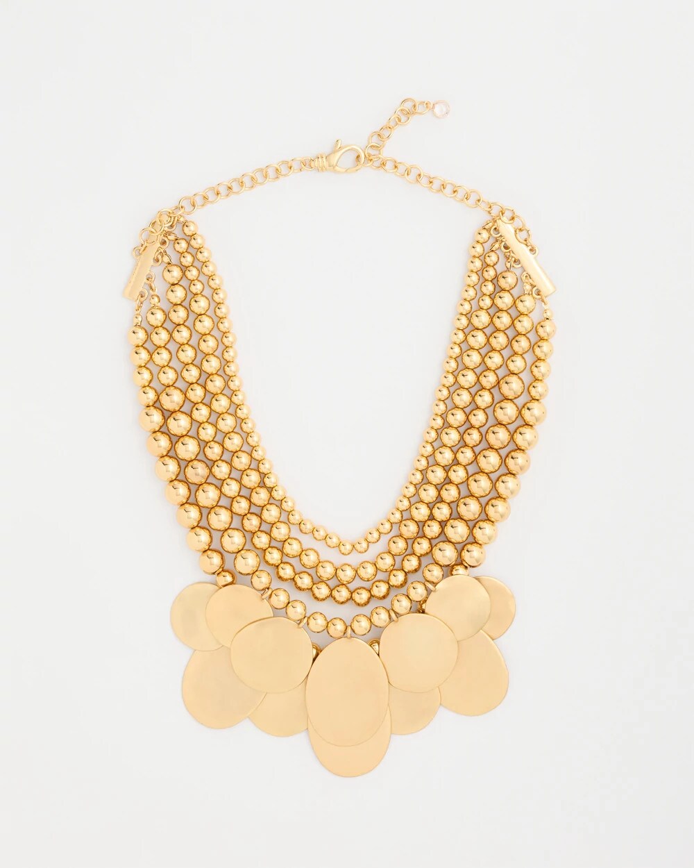 Chico¡¯s Originals Beaded Coin Bib Necklace