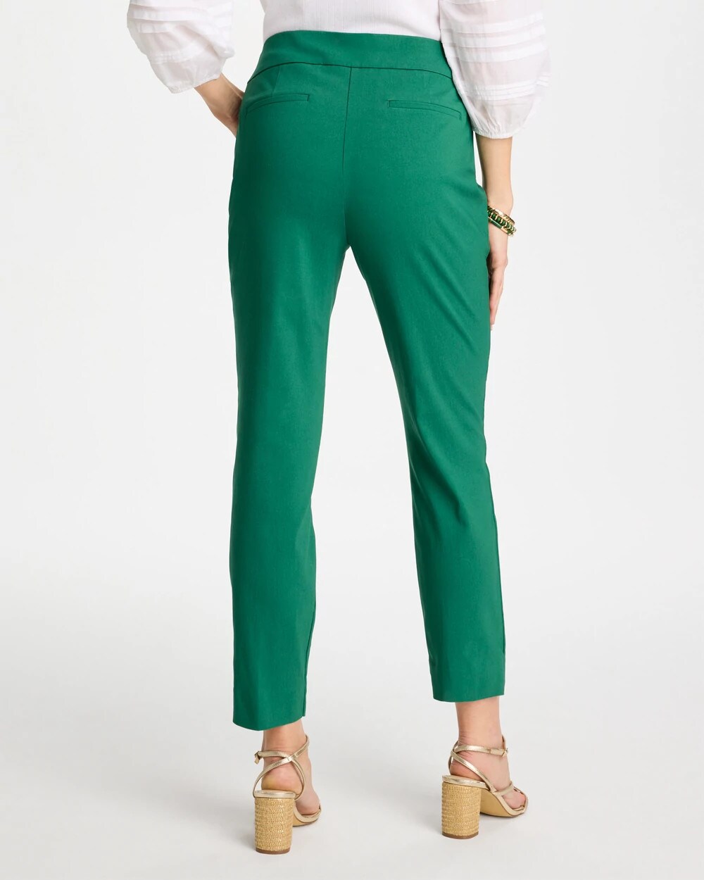 Brigitte Slim Pull-On Ankle Pants