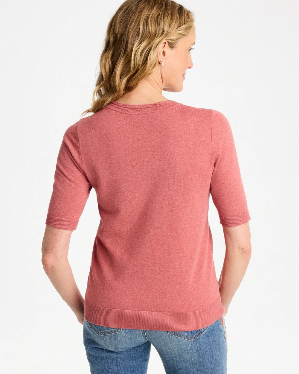 Ella Short-Sleeve Sweater