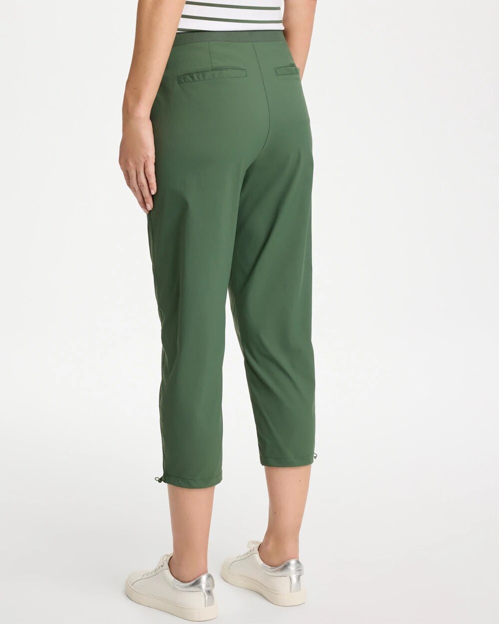 Zenergy UPF Striped Bungee Crop