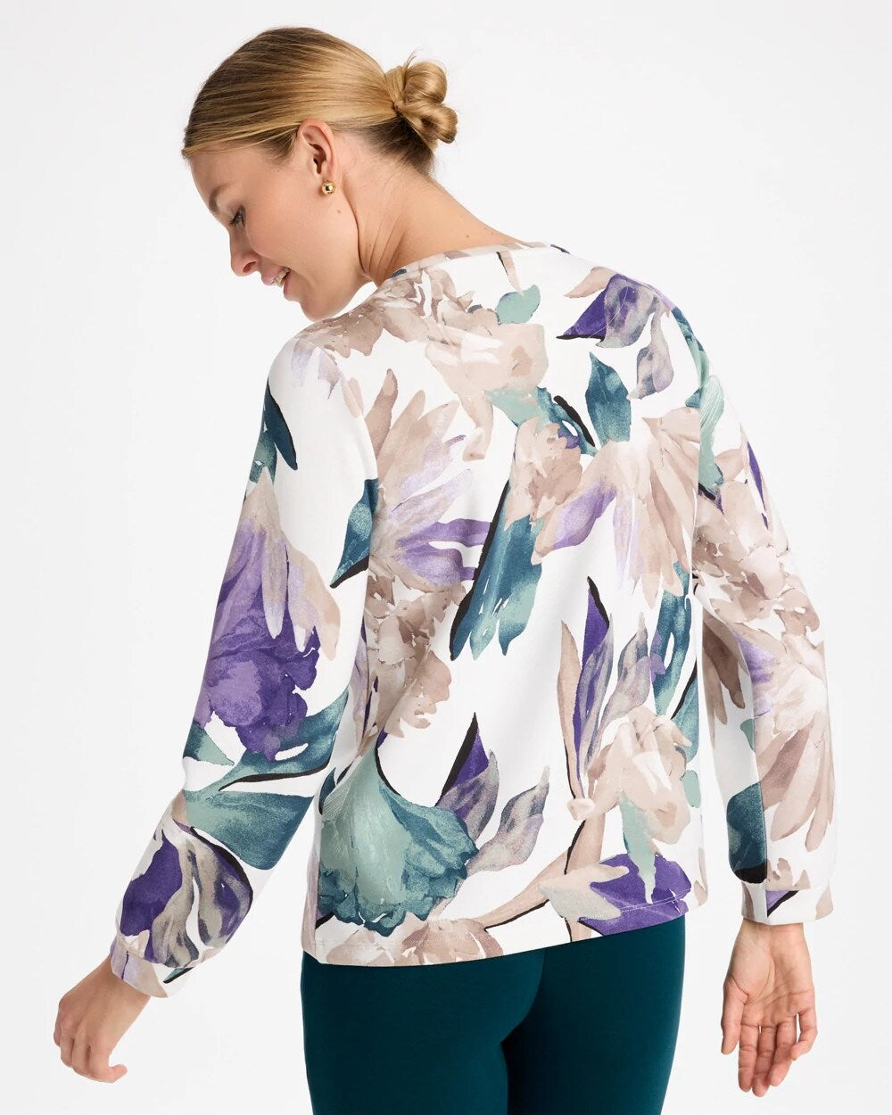 Zenergy Soft Garden Long-Sleeve Top