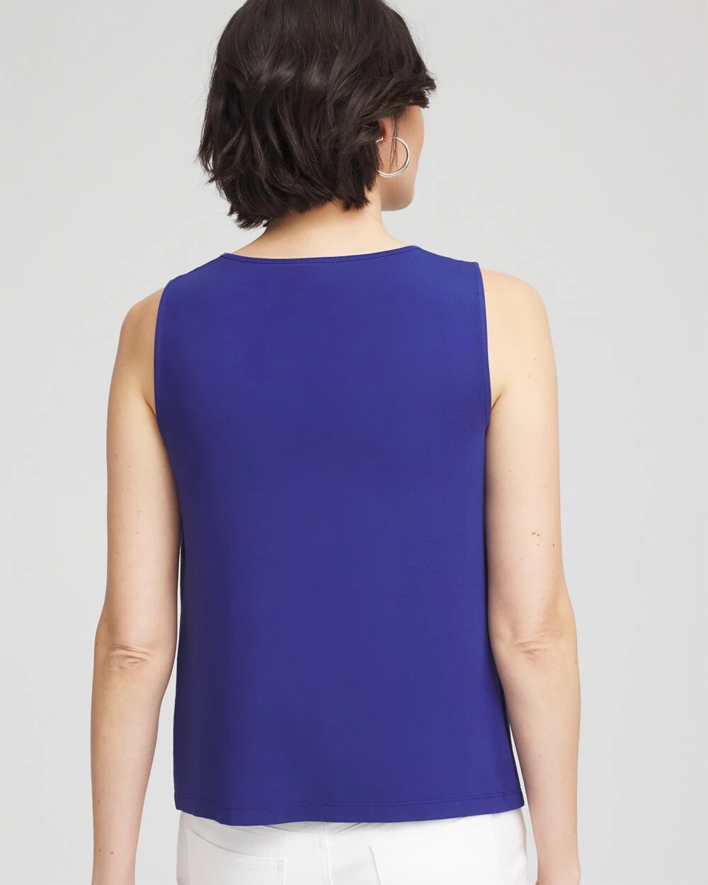 3D Ruffle Front Tank