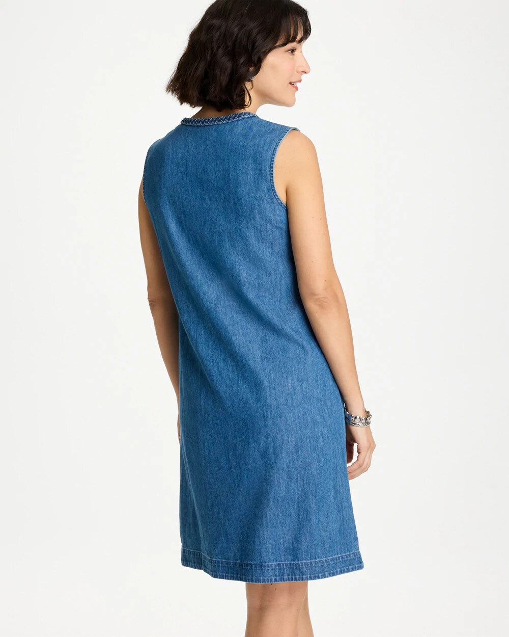 Denim Braided Dress