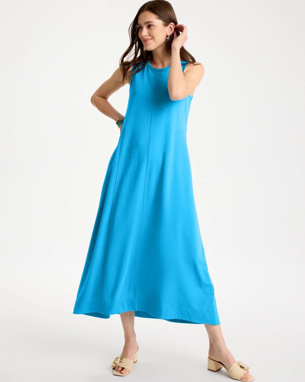 Jersey Knit Maxi Dress