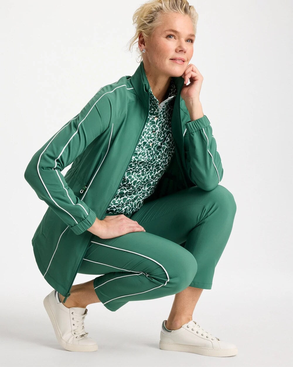 Zenergy UPF Piping Anorak Jacket