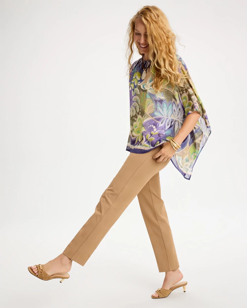 Soft-Stretch Twill Hollywood Waist Pants