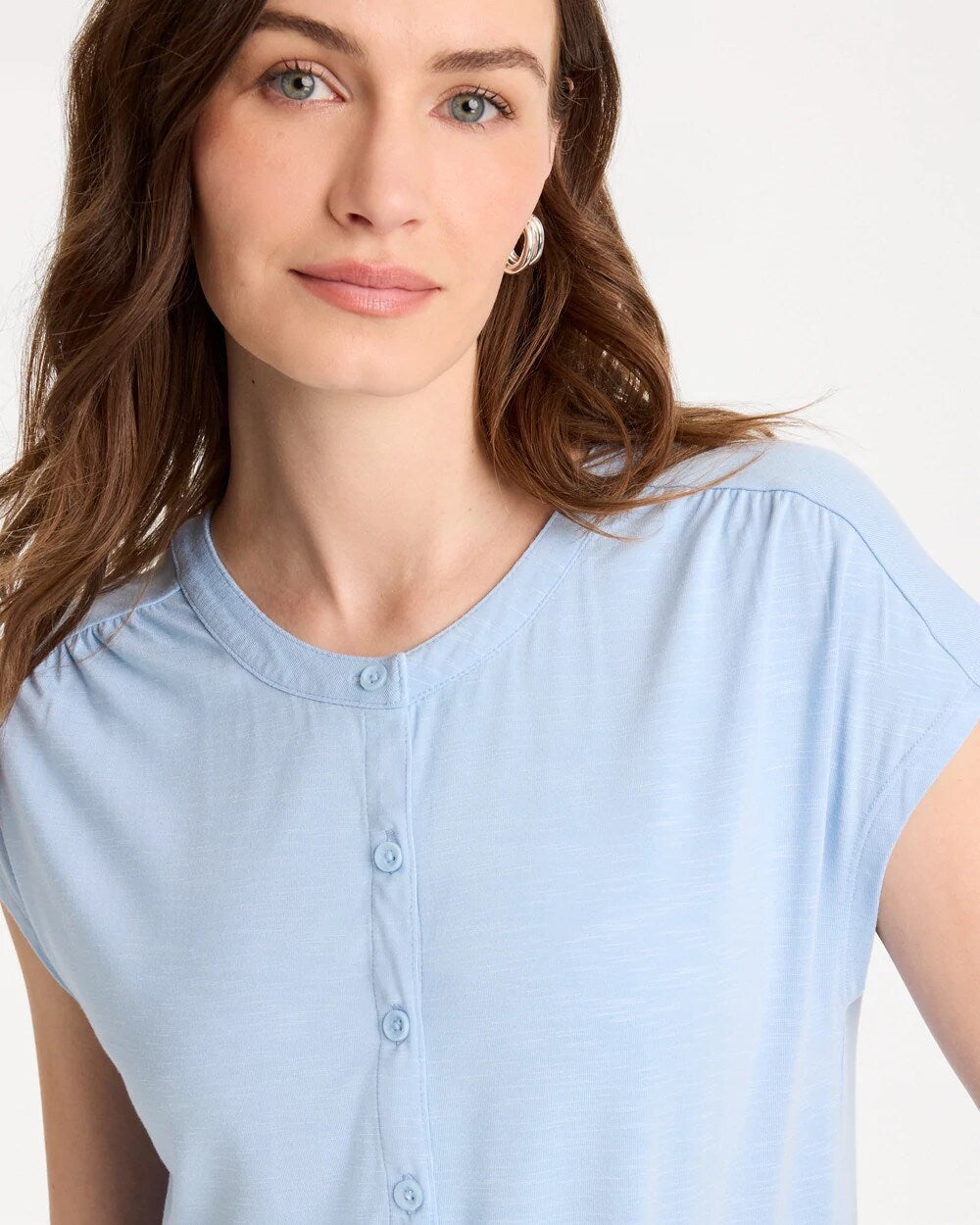 Refined Button Tee