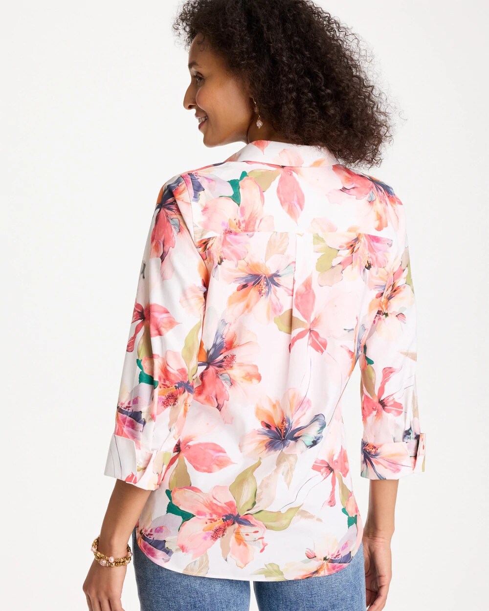 No Iron Stretch Croix Collage Shirt