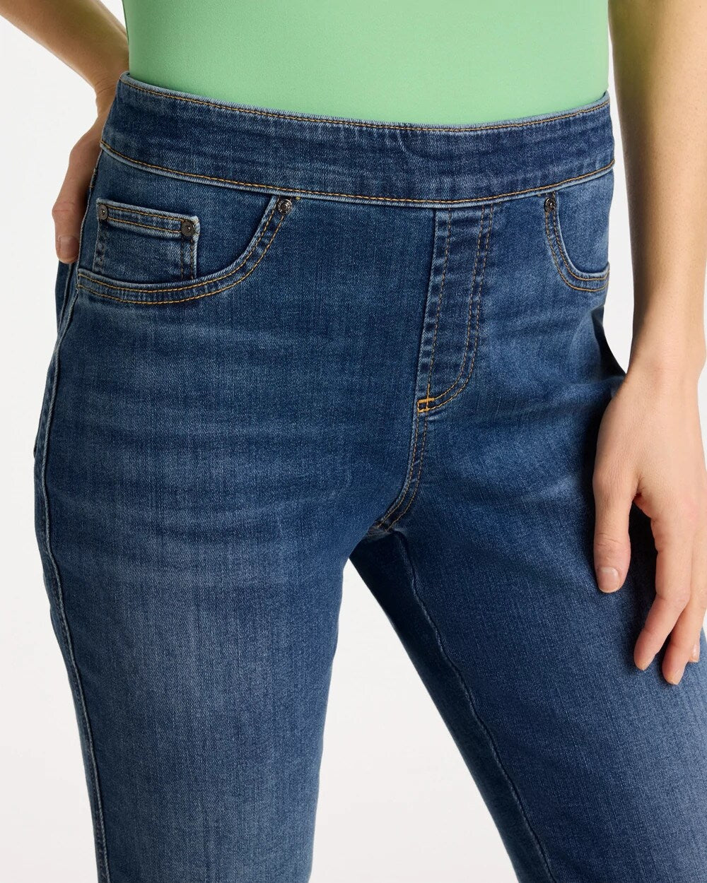 Pull-On Slim Ankle Jeggings