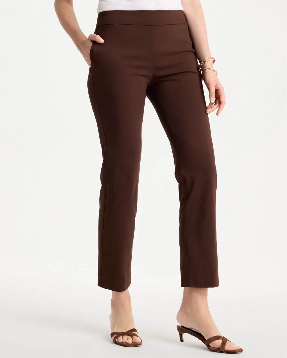 Brigitte Straight Crop
