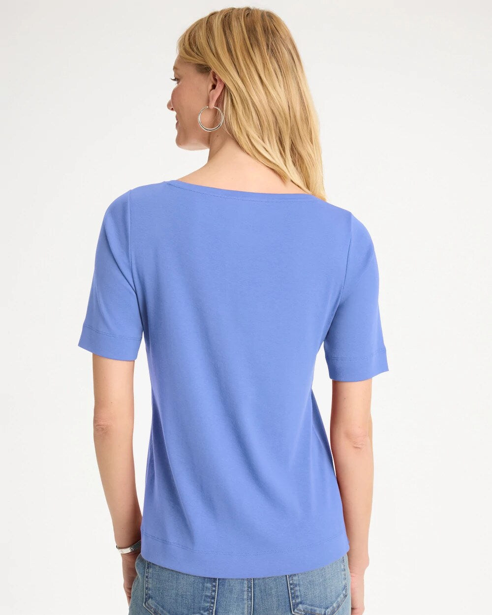 Pima Elbow Sleeve Tee