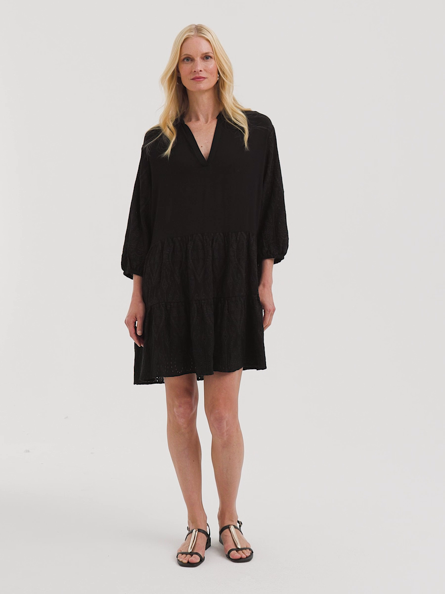 Embroidered Eyelet Coverup