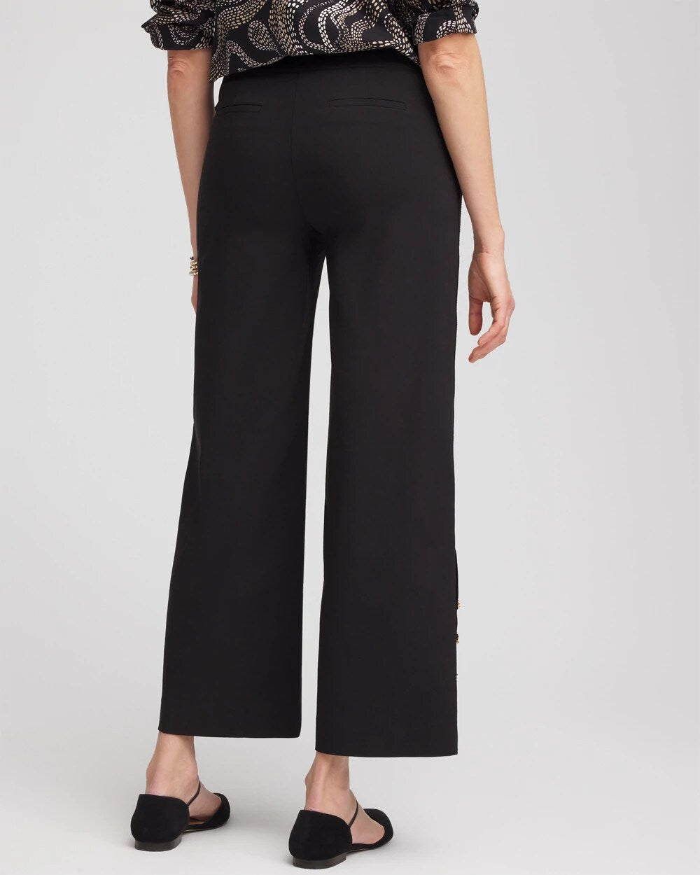 Brigitte Cropped Wide-Leg Pants