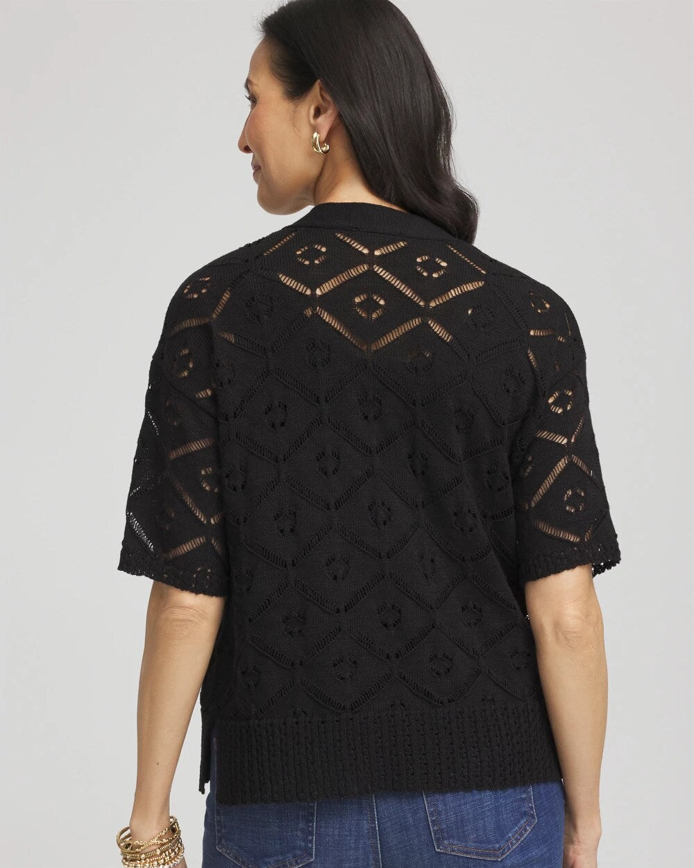 Short Button-down Cardigan