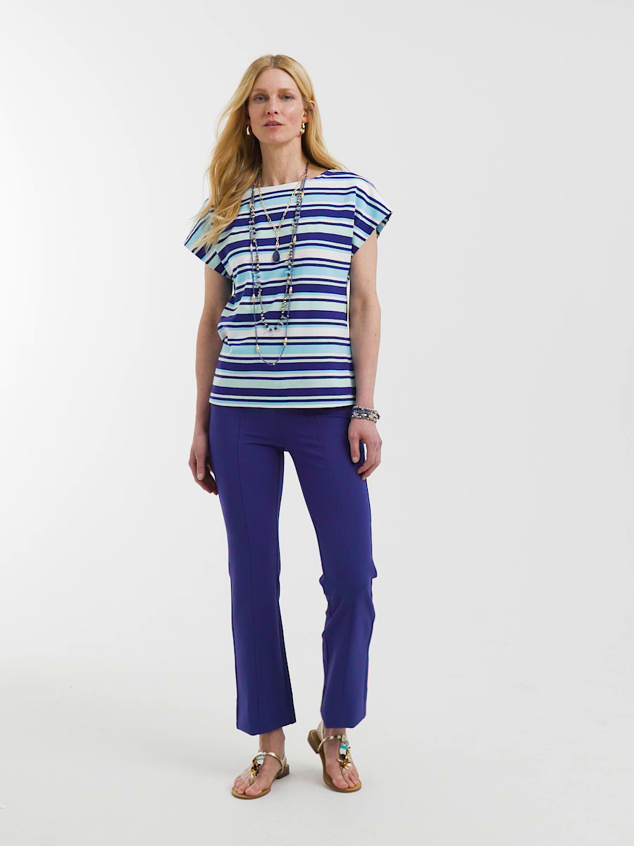 Lightweight Juliet Flared Ankle Pants