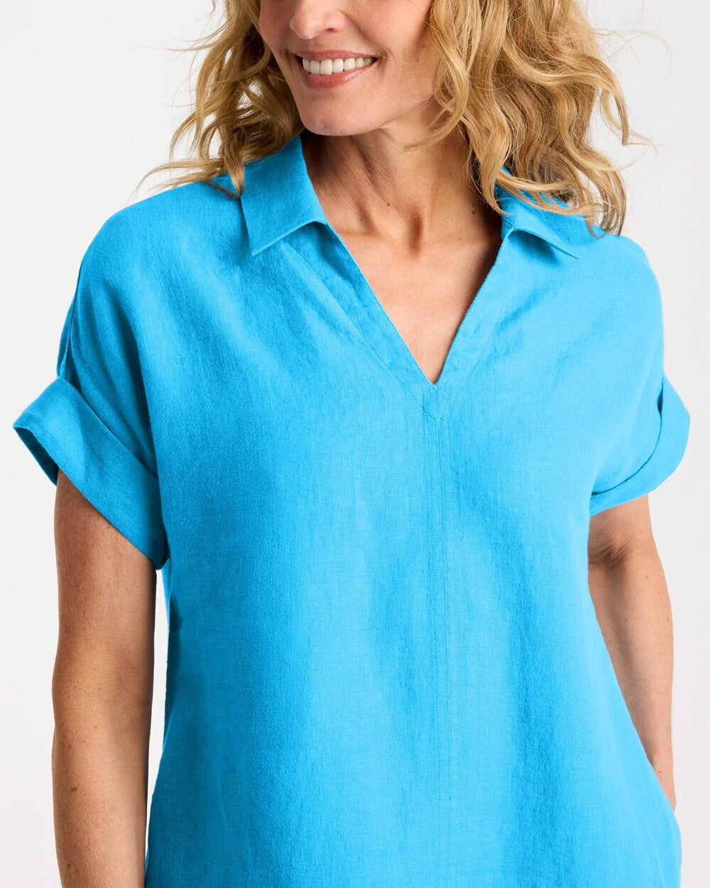 Linen Collared Dress