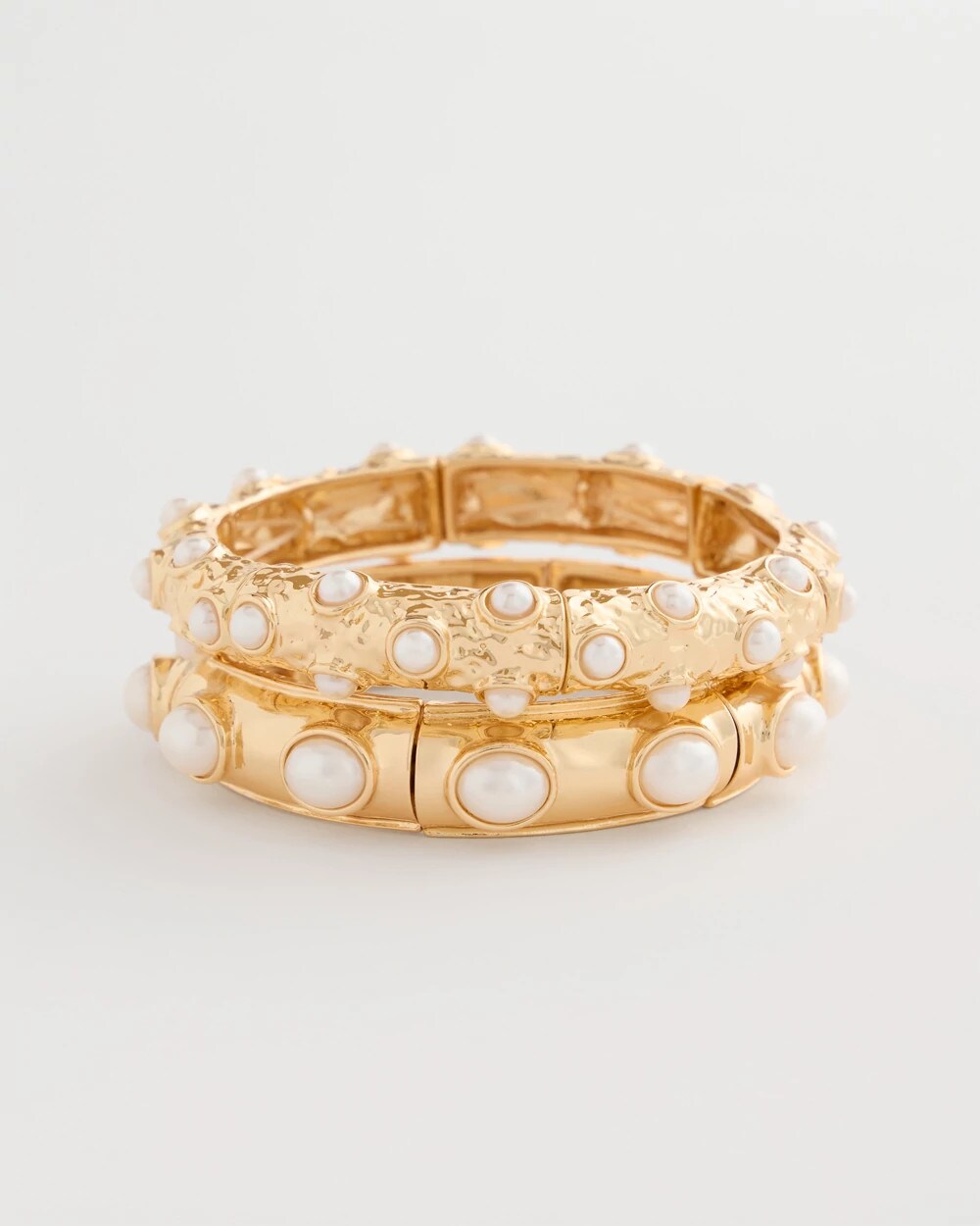 Stretch Cuff Bracelet Set of Two