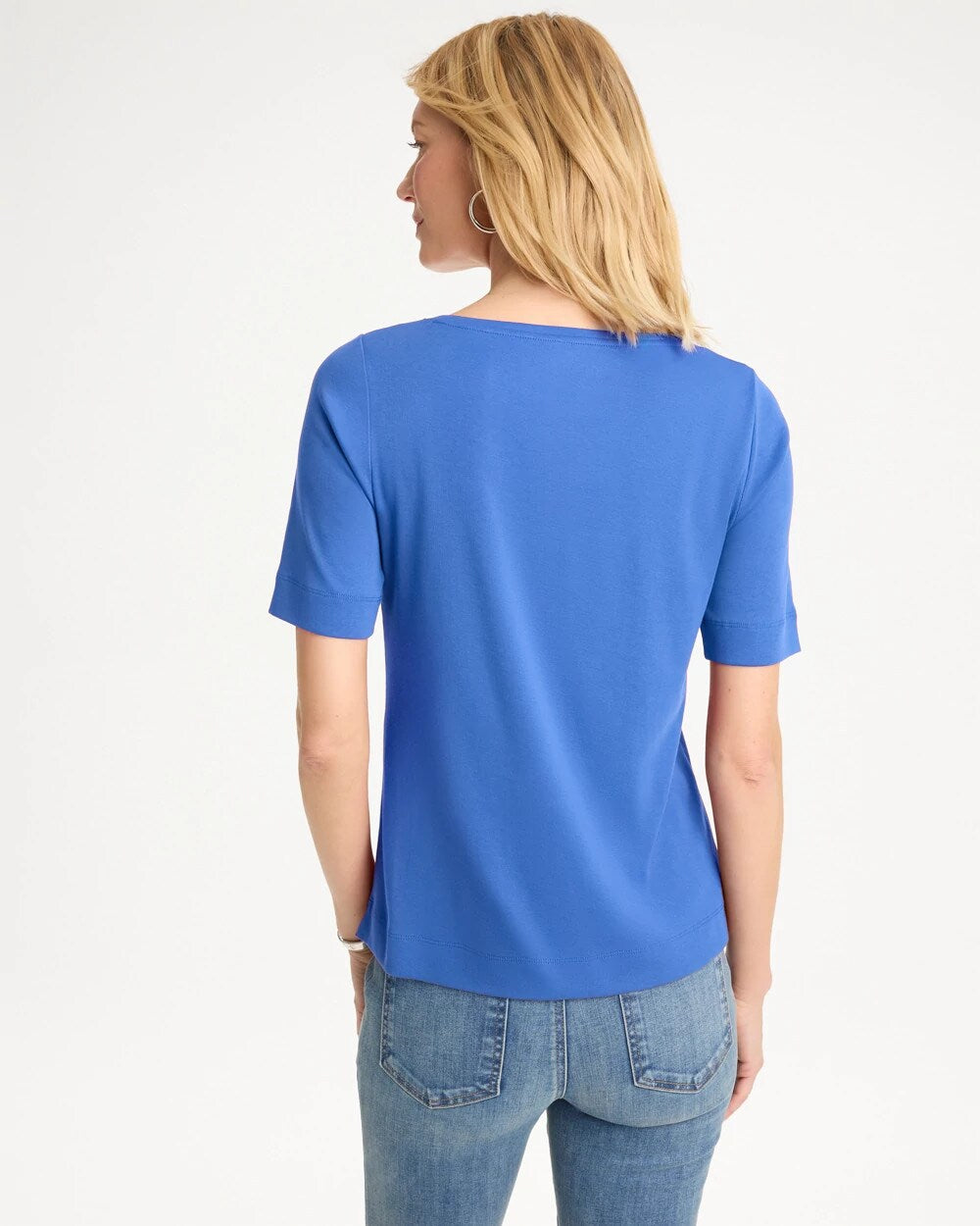Pima Elbow Sleeve Tee