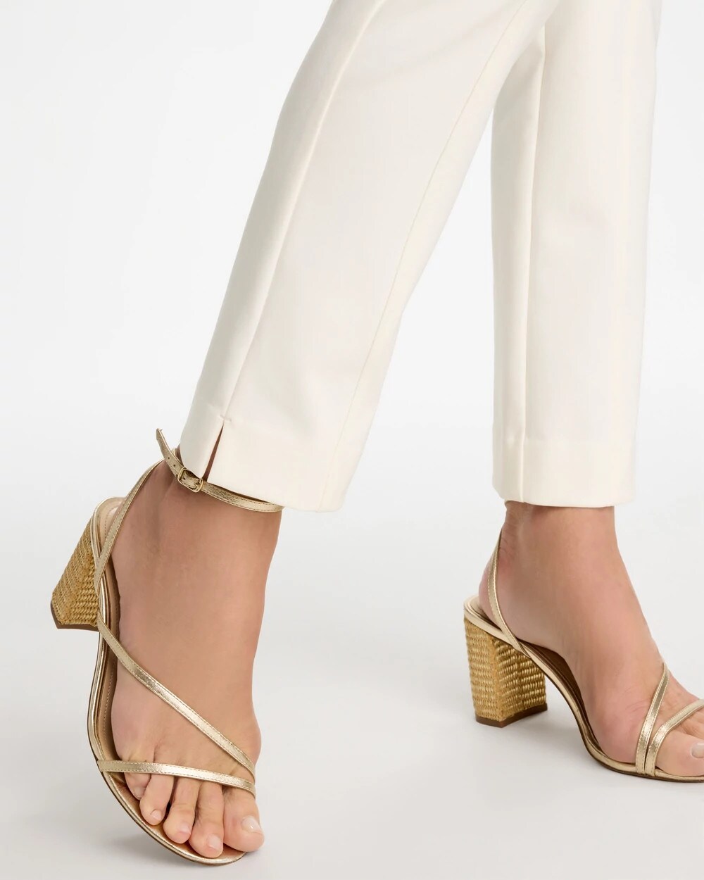Juliet Bi-Stretch Slim Ankle Pants
