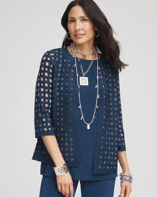 Travelers Collection Cutout Crush Jacket