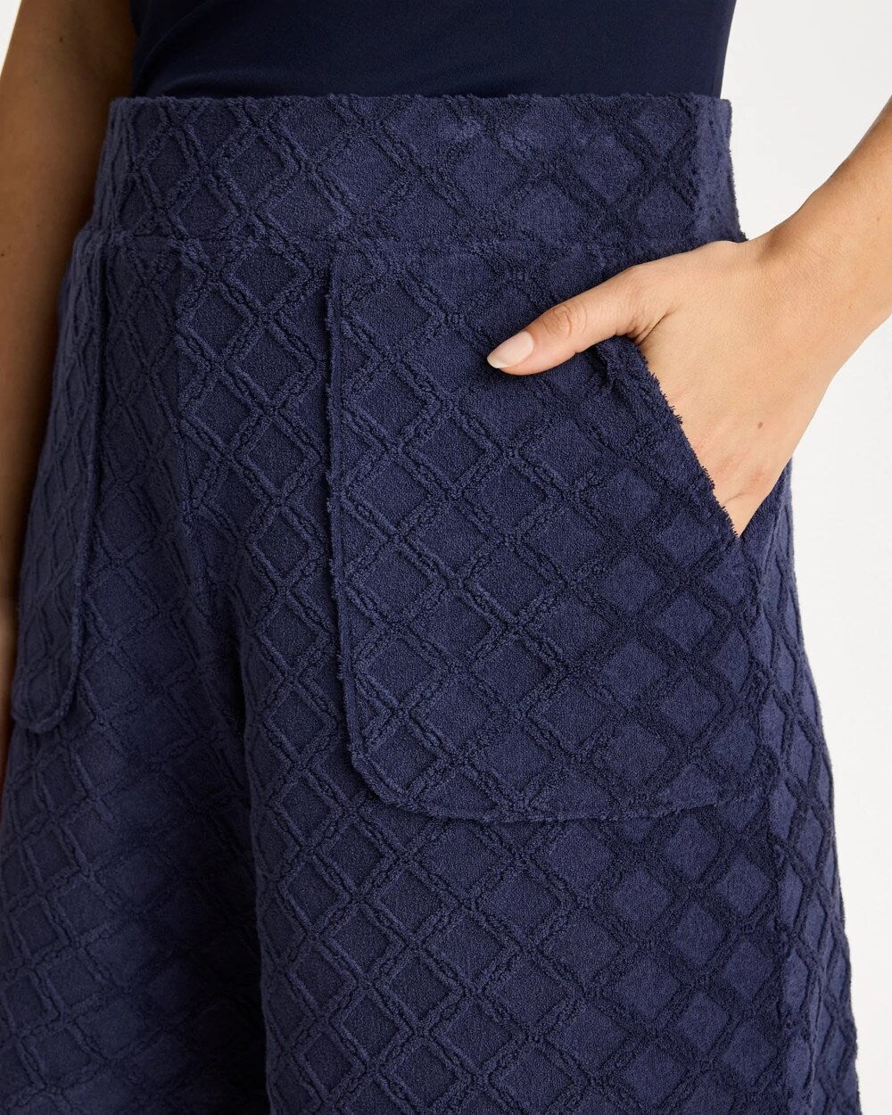 Zenergy Terry Cloth Jacquard Shorts