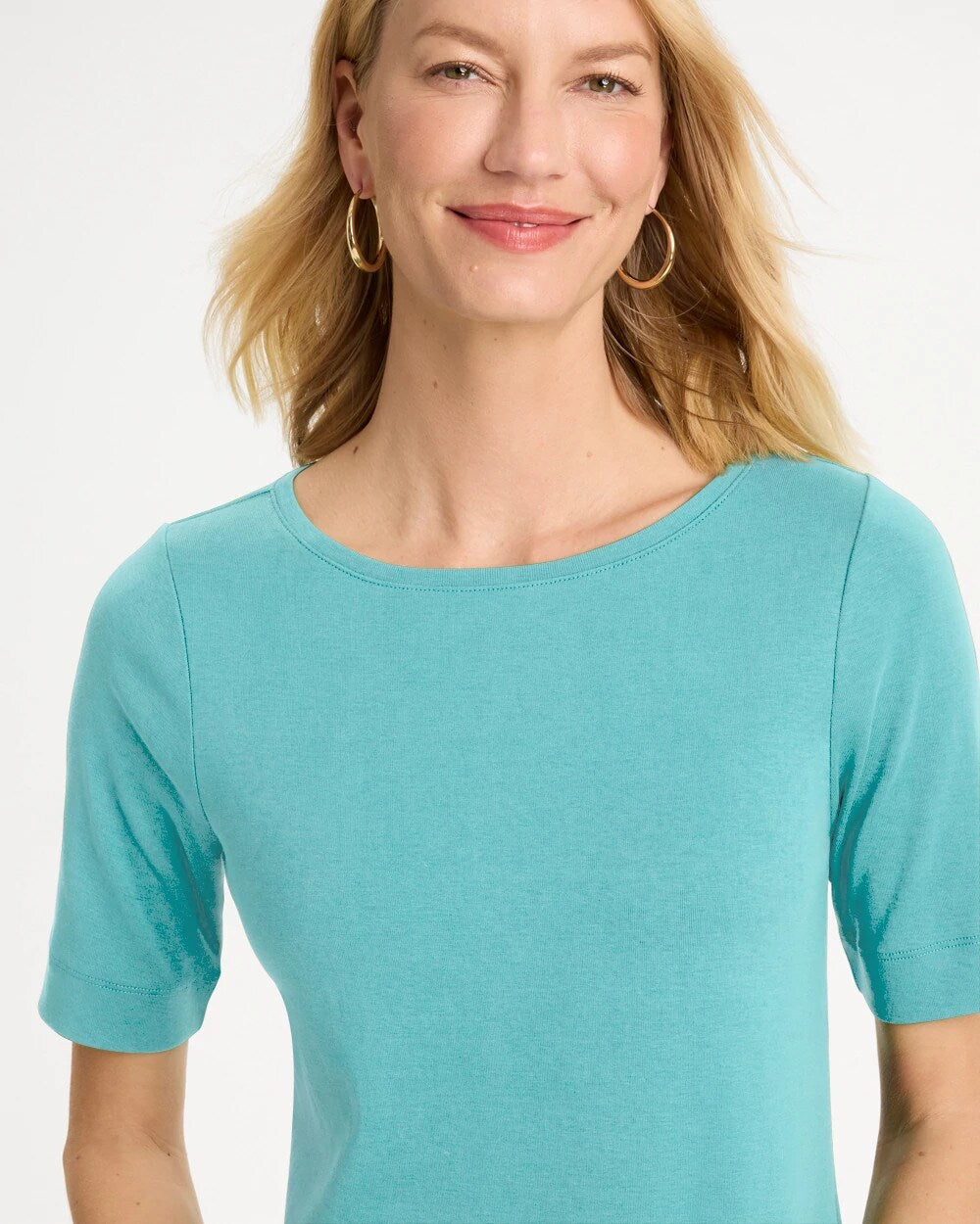 Pima Elbow Sleeve Tee