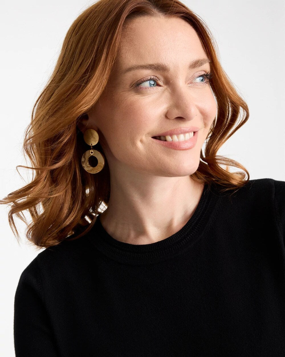 Neutral Jasper Stone Drop Earrings