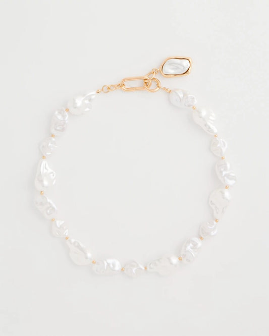 Siren Faux Pearl Y-Necklace
