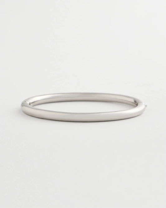 Silver Hinge Bangle