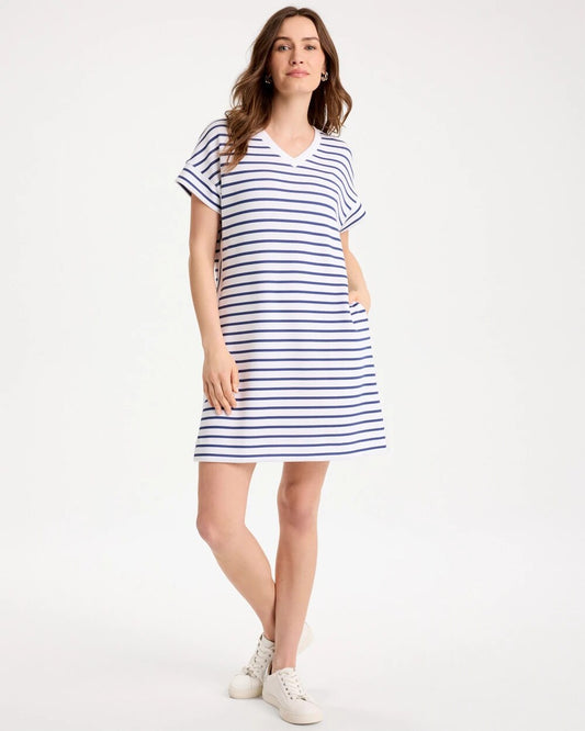 Zenergy Soft Striped Contrast Dress