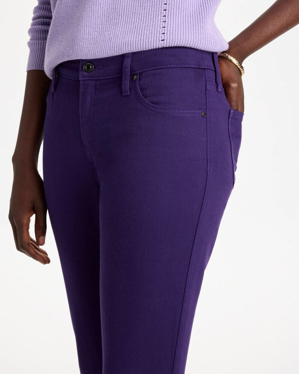 Girlfriend Slim Ankle Jeans