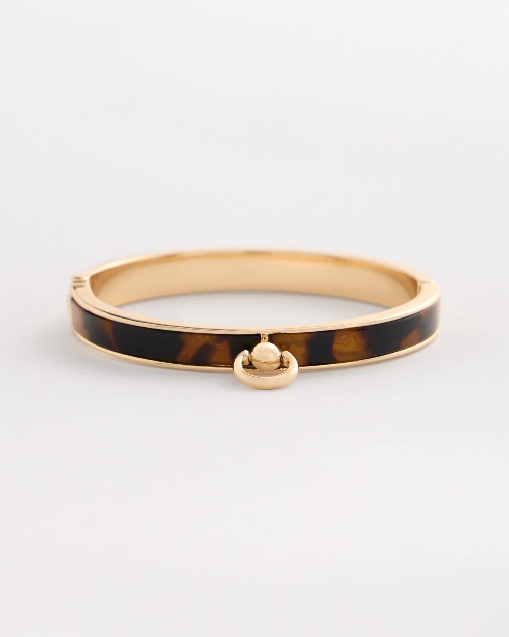 Tortoise Hinge Cuff Bangle Bracelet