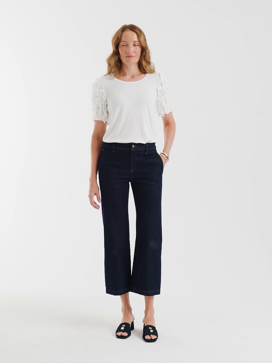Straight Crop Trouser Jeans