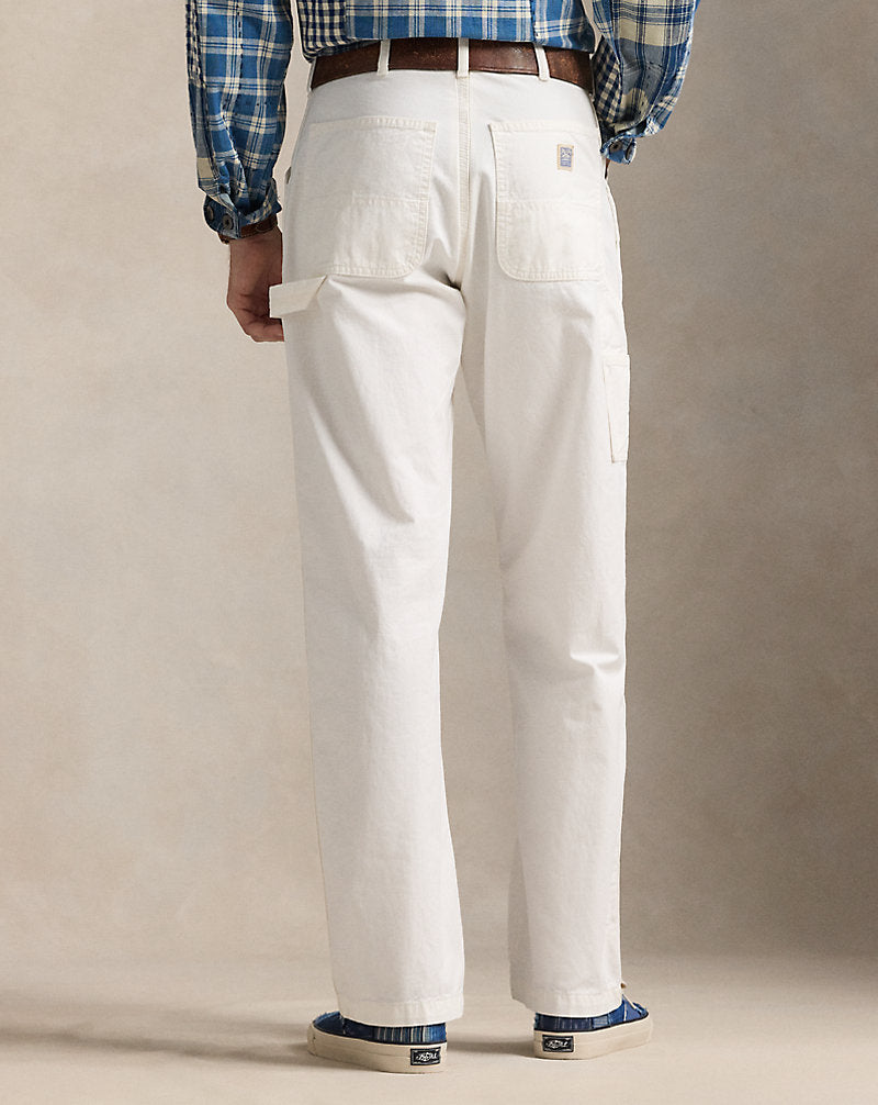 Dungaree Fit Twill Carpenter Trouser Deckwash White
