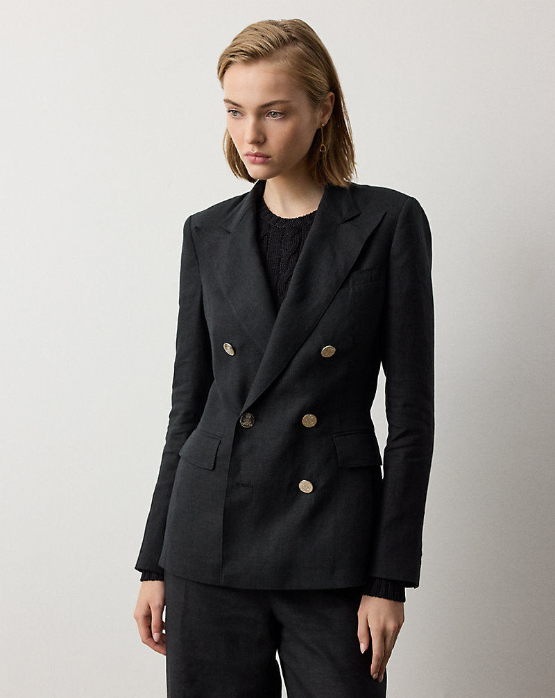 Camden Linen Jacket Black