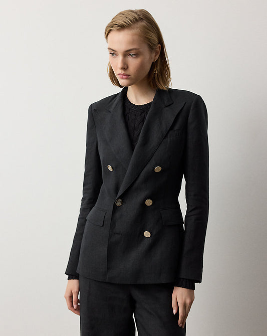 Camden Linen Jacket Black
