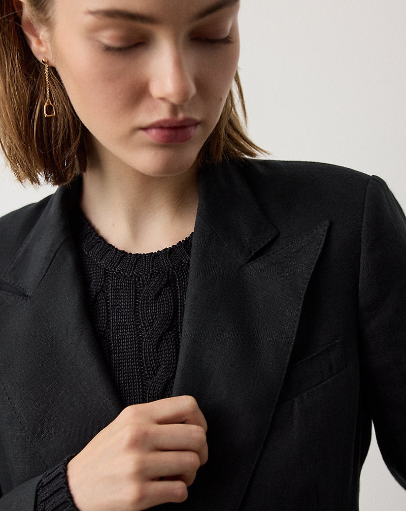 Camden Linen Jacket Black